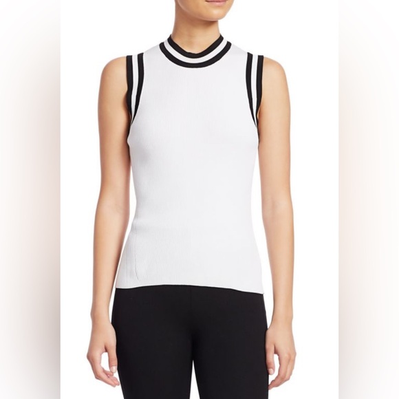 rag & bone Tops - Rag & Bone Priya Varsity Stripe Knit Shell